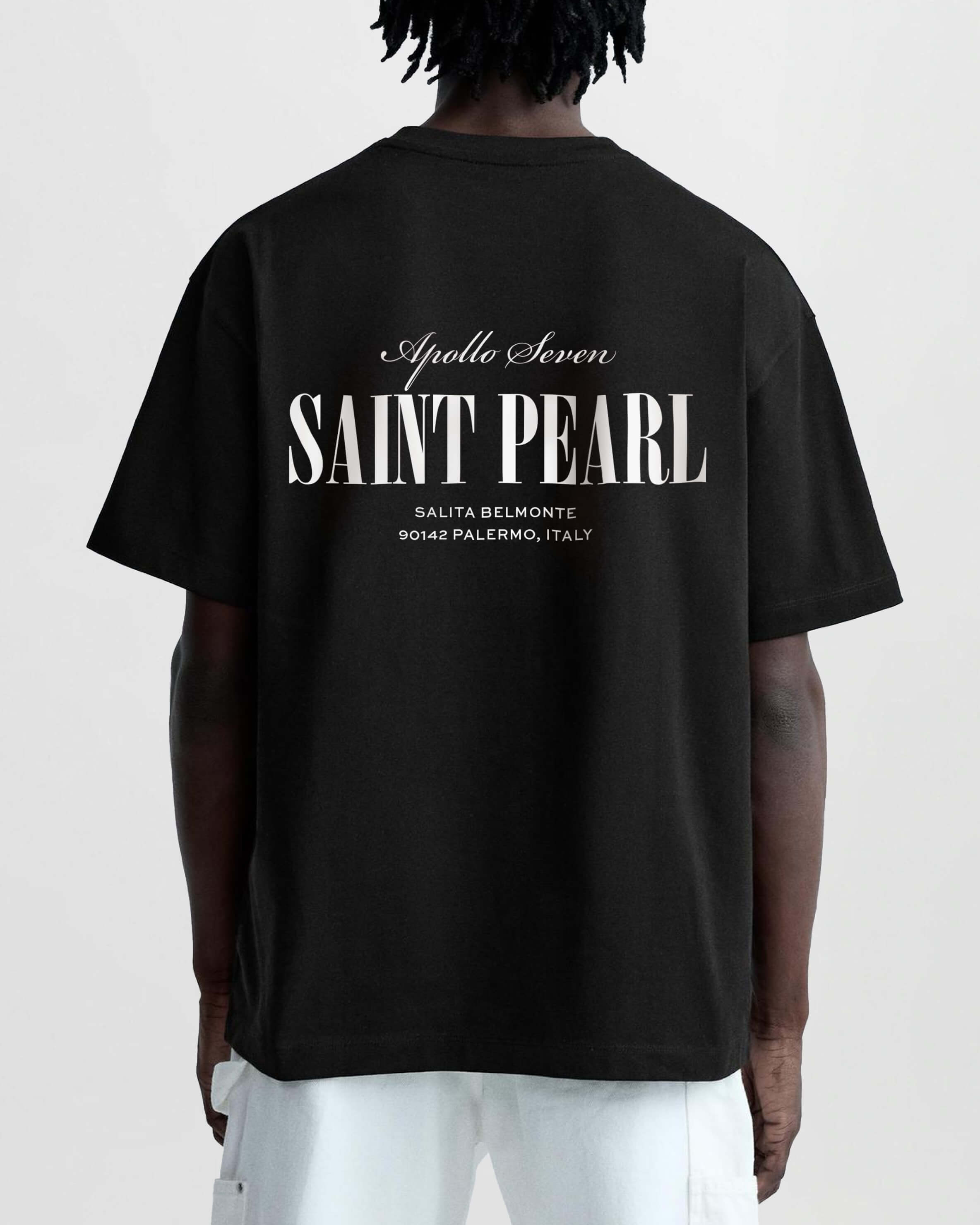 Saint Pearl Tee - Ultra Black