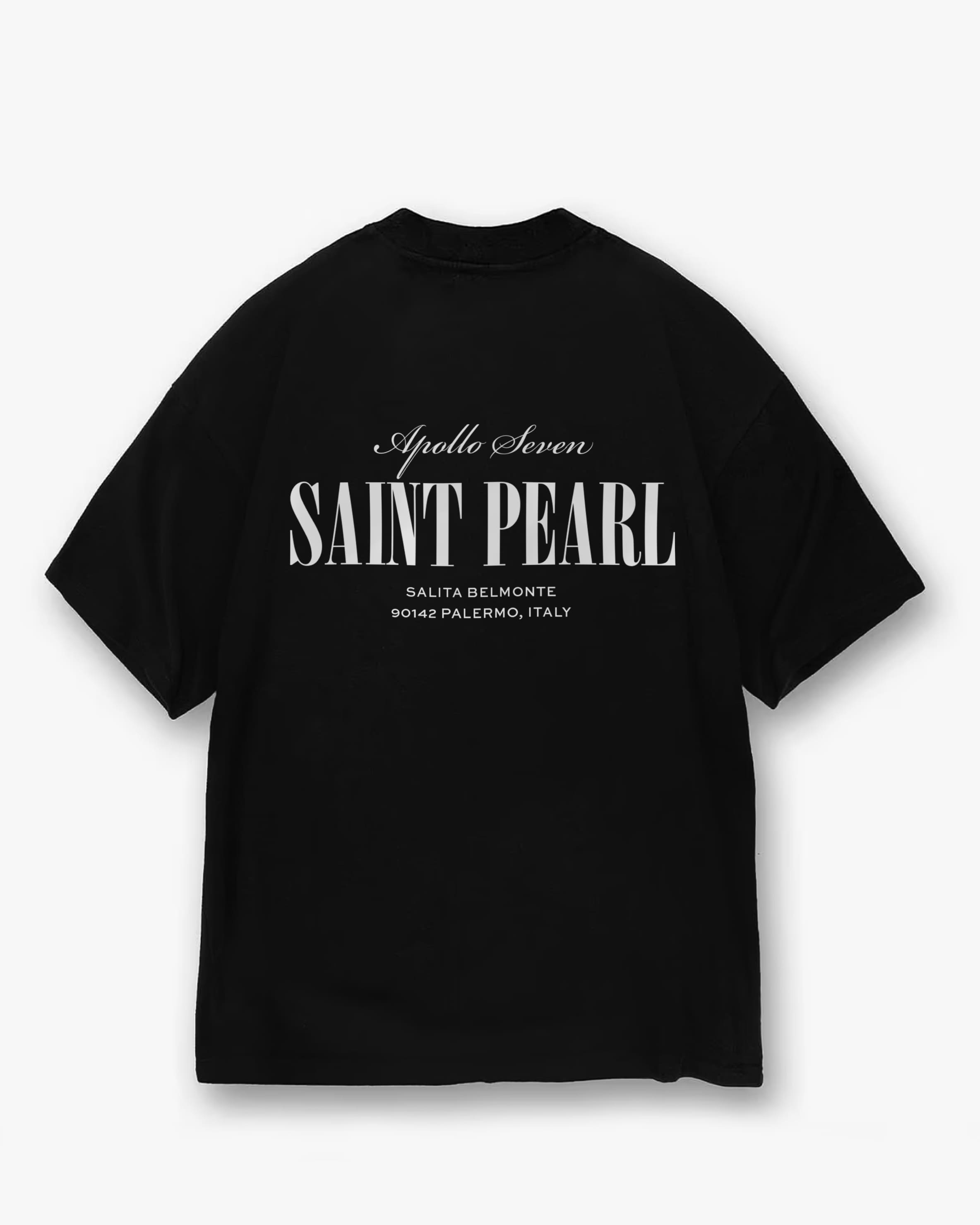 Saint Pearl Tee - Ultra Black