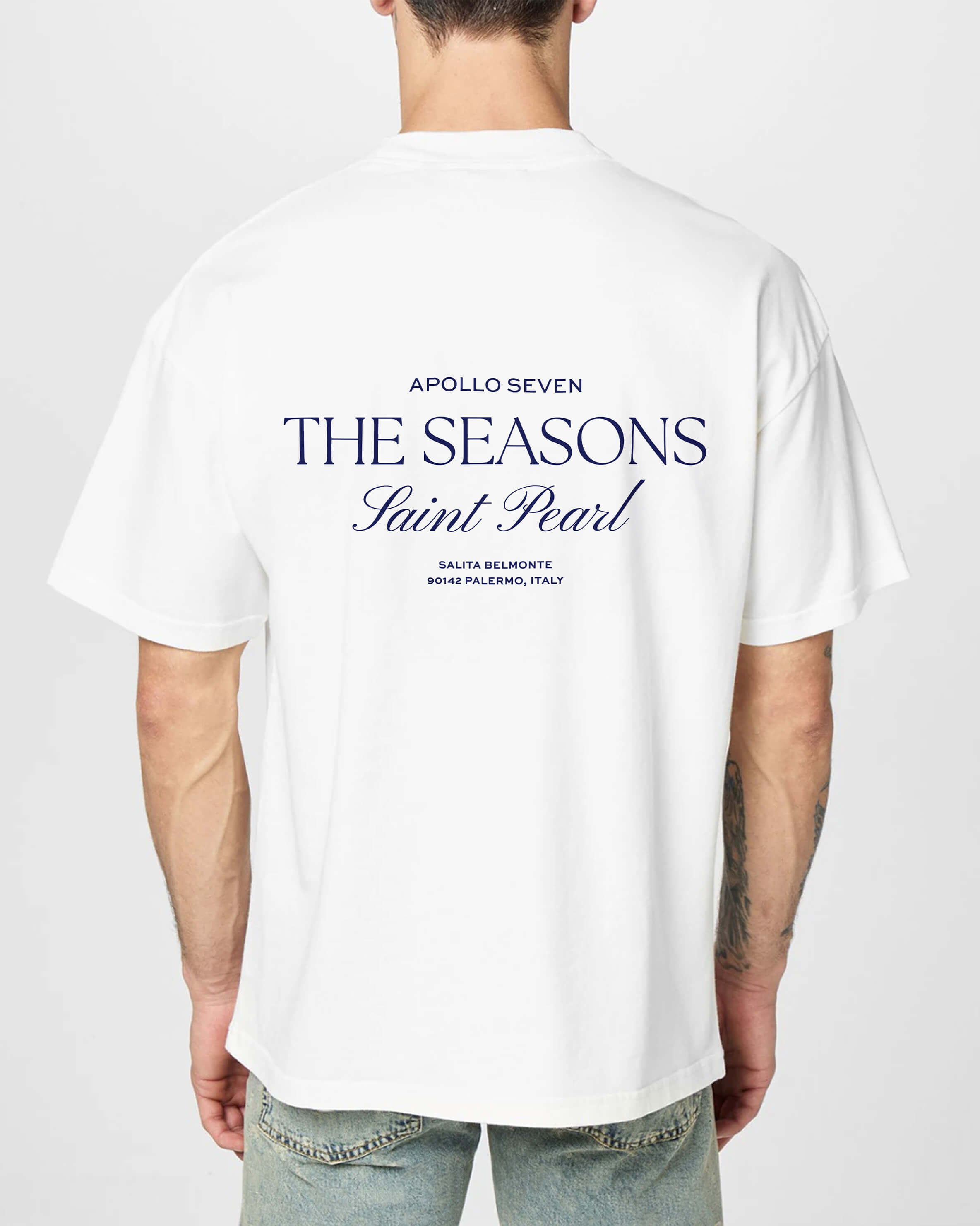 The Seasons Tee - Flat White