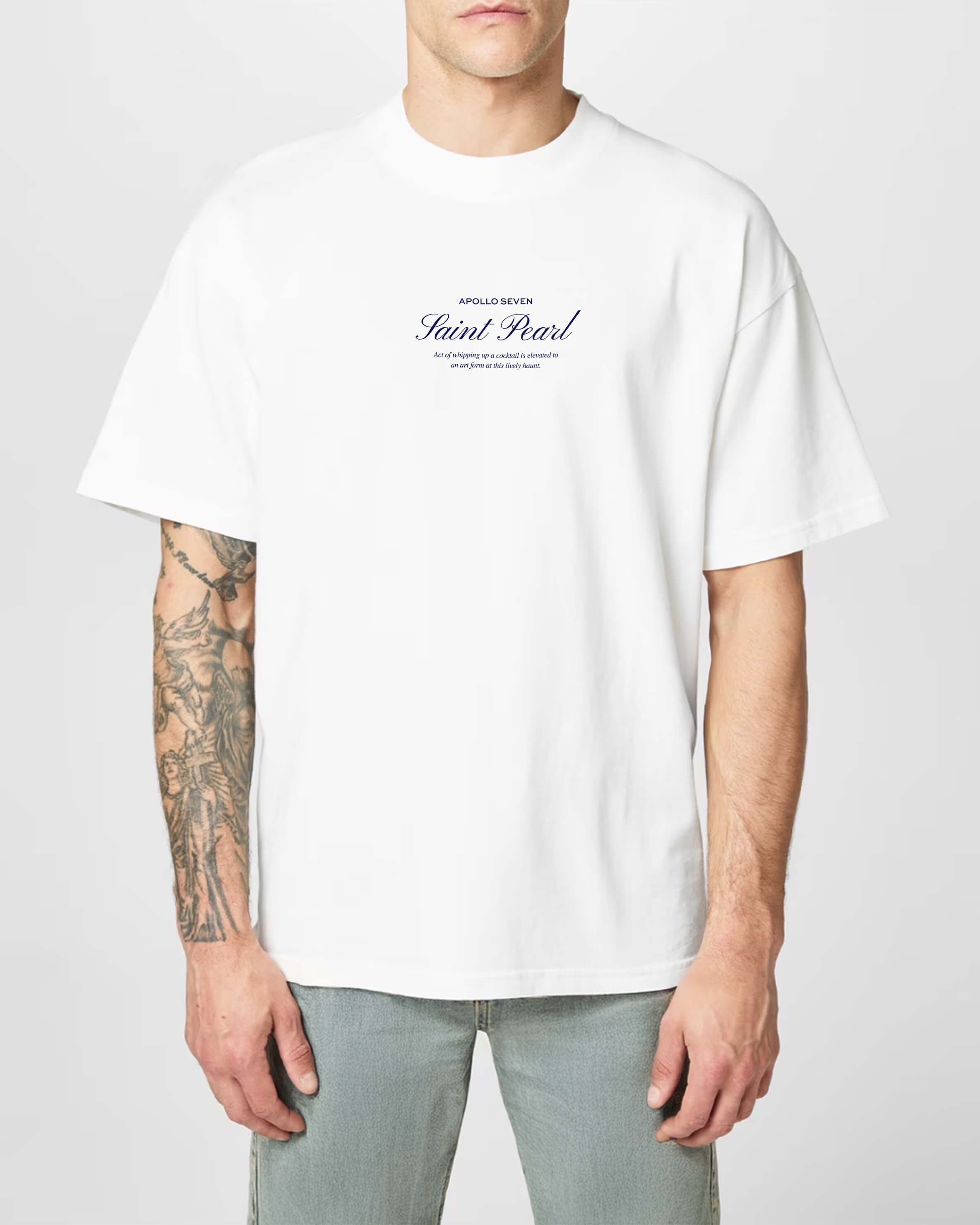 The Seasons Tee - Flat White