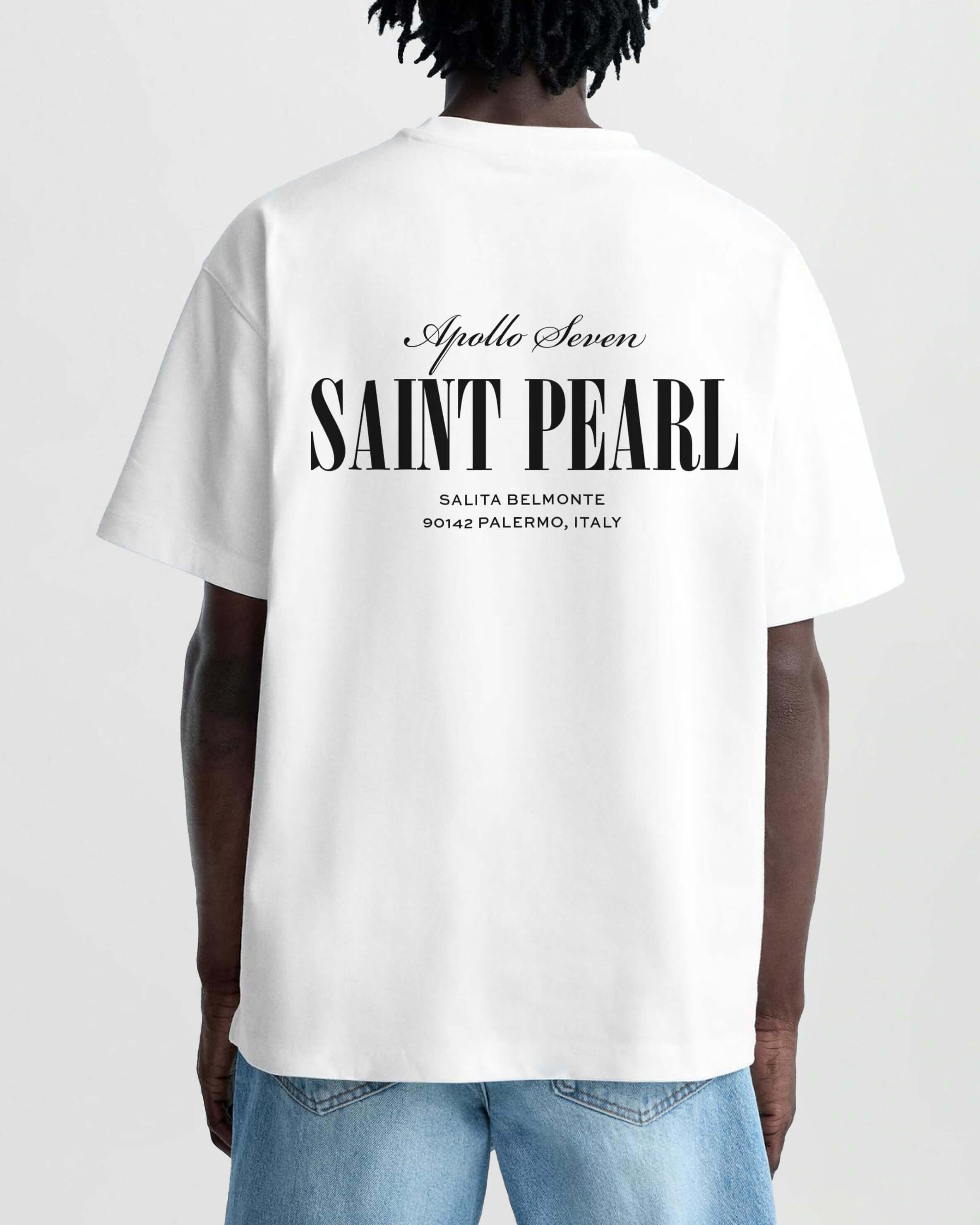 Saint Pearl Tee - Flat White