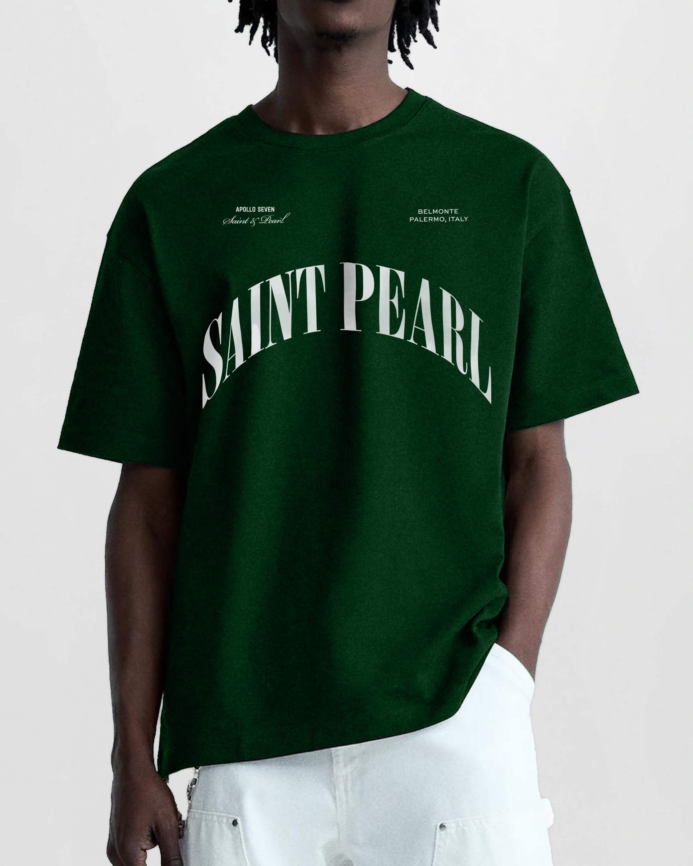 Saint Pearl Tee - Alpine Green